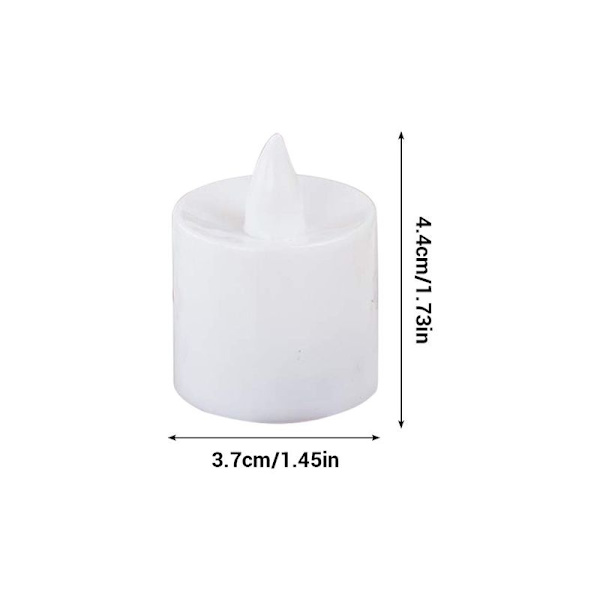 24 st LED-ljus Varmvit Lampa Flamlös Ljus Ljus