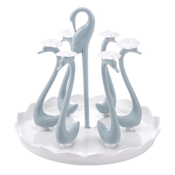 Swan mugghållare med roterande droppbricka i plast