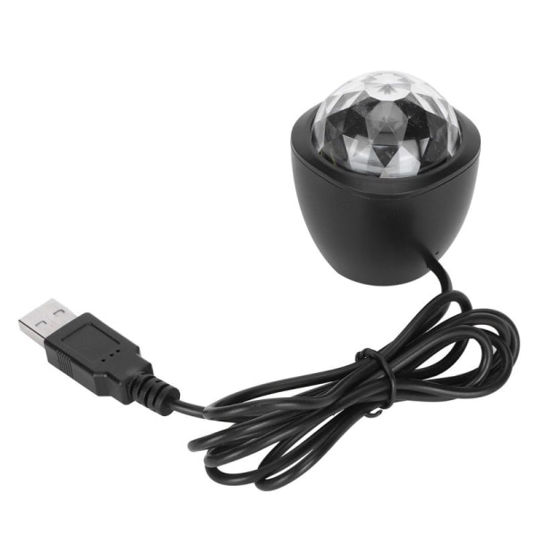 Färgglad Mini USB LED Röststyrning Lampa för DJ Scenbelysning