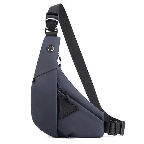 Ryggsäck för män Vattentät resor med stor kapacitet bröstväska Singelaxel diagonal bröstväska