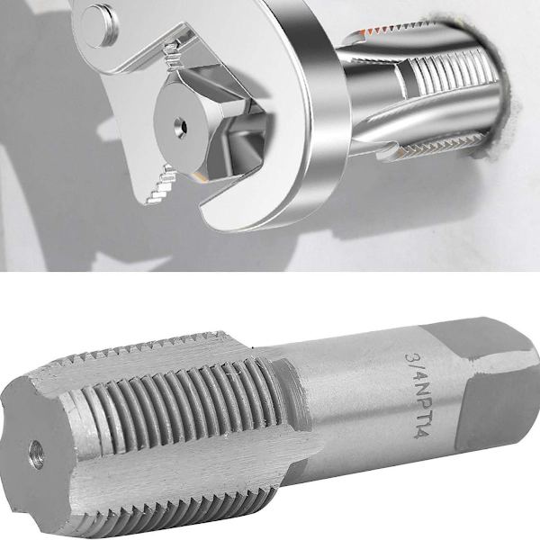 3/4\" NPT-rörgängtapp, gängreparationsmaskin HSS Silver Standard gängtapp