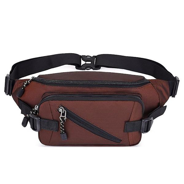 Avslappet lerretsveske Bryst Liten Ryggsekk Brystveske Herre Skulderpose Messenger Bag