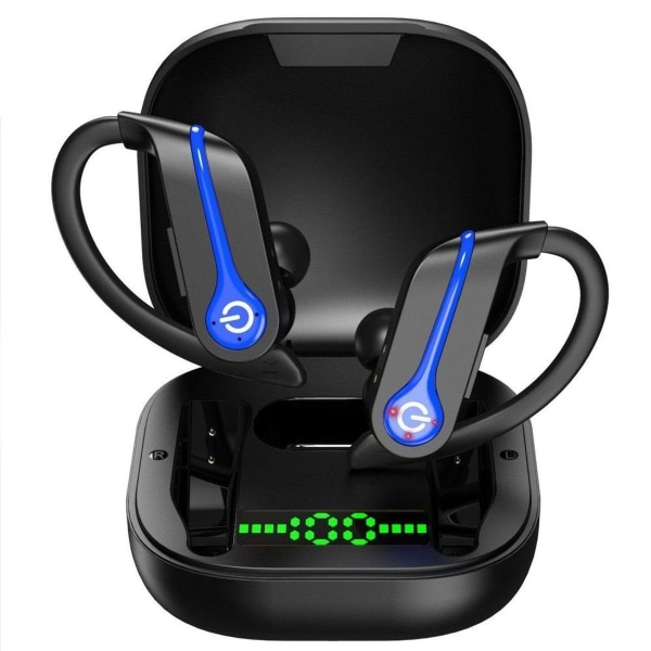 To par med in-ear Bluetooth-støydempende hodetelefoner