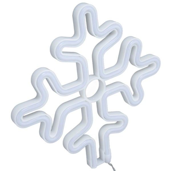 70 tommers neonreklame romantisk jule-snøfnugg batteri USB