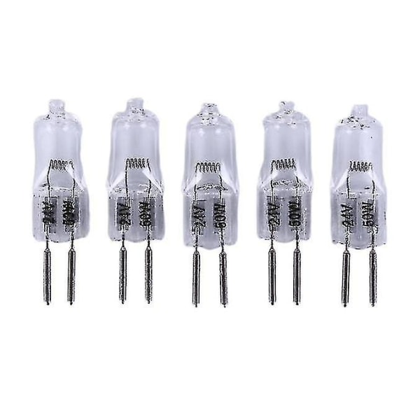 5 stk 24v G5.3 35w/50w Base Halogenlamper Lyspære - Snngv
