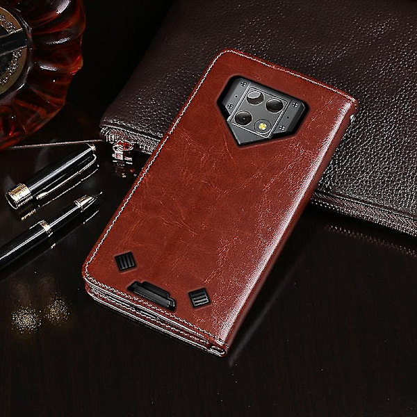 For Blackview Bv9800 Pro Crazy Horse Leather Case