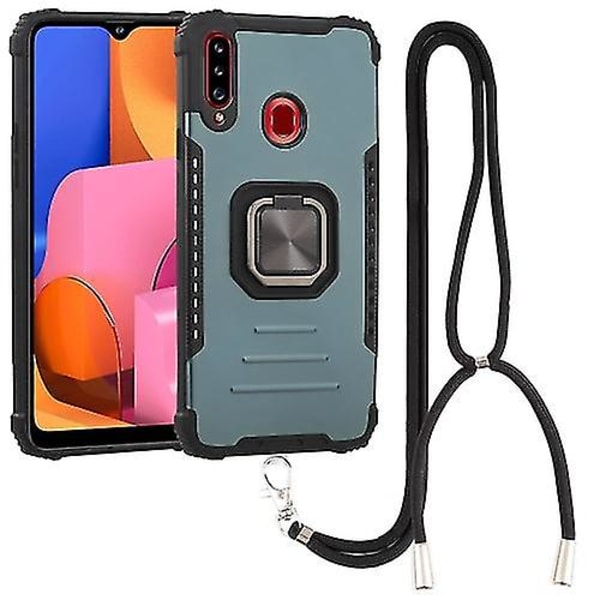 Lanyard-etui i aluminium og TPU for Samsung Galaxy A20s
