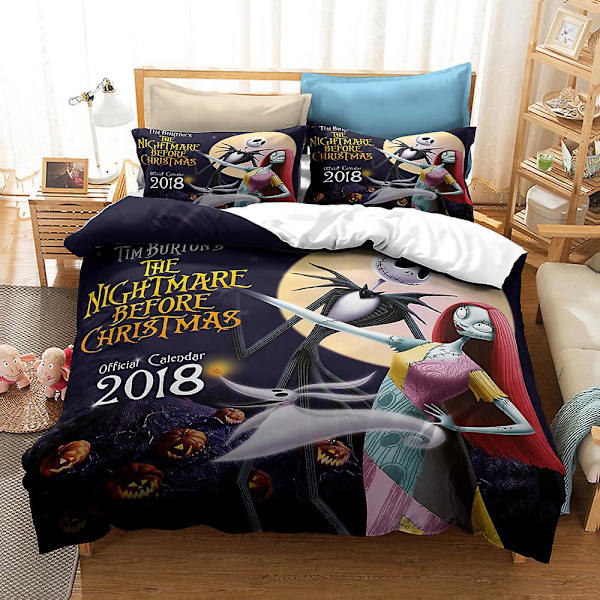 Holy Ambition 25# Hemtextil Jul Natt Täcke Överdrag Digital Tryck Tre Delar Set 3d