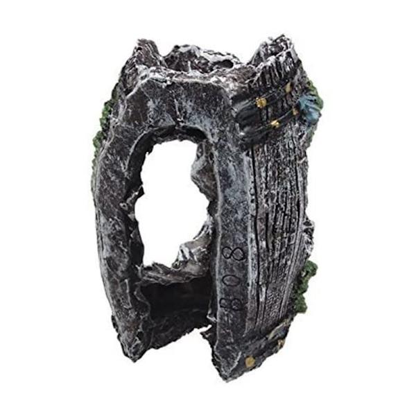 Akvariedekoration Akvariedekoration Resin Akvarietilbehør Sort