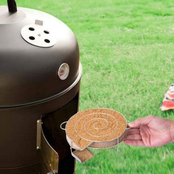 Kaldrøykgenerator for røyker som røyker kjøttfisk med børsterengjøring Grill