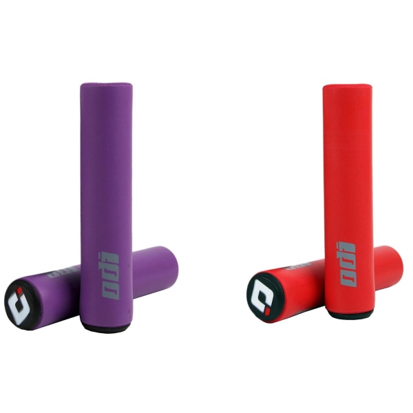 Odi 2p Ycle Grip Silic Bar Grips -absorberende bløde bjergcykelgreb, røde