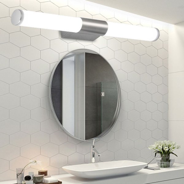 LED væglampe spejl lys badeværelse metal glas