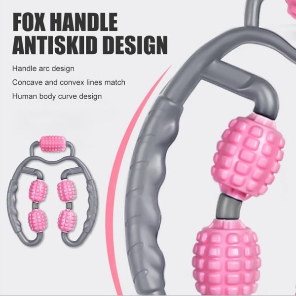 Massage Roller Vikt Ben Celluliter Förlust Kropp Muskelavlastning Massager Hjul Ge