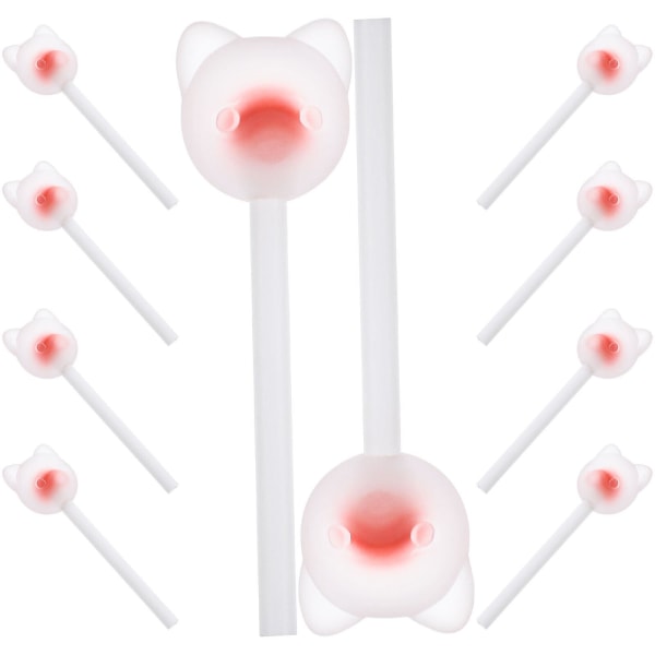 10 st Simulering Lollipop Charm gör-det-själv-material Nyckelringstillverkning Lollipop-hänge Phone case Lollipop-dekor