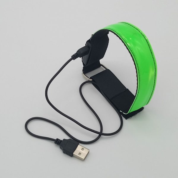 Laddningsbart LED-armband, Jogging Ljusbälte, Löpnings Säkerhetsljus
