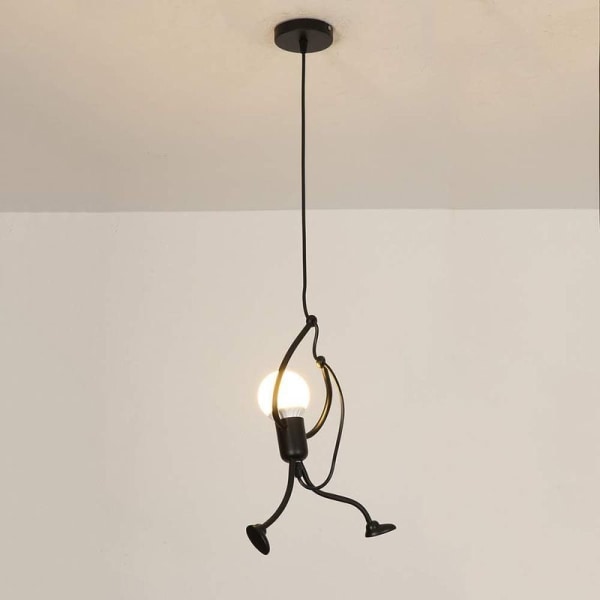 Living room chandelier E27 Iron People children's room chandelier, creative