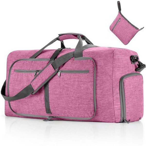 Reseryggsäck Fällbar resväska Stor sportväska för män och kvinnor med skofack