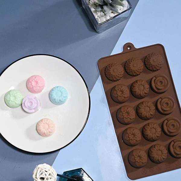 2 stk. chokolade, velegnet til restauranter og familier, hjemmelavet dessertkageform, silikone bageform