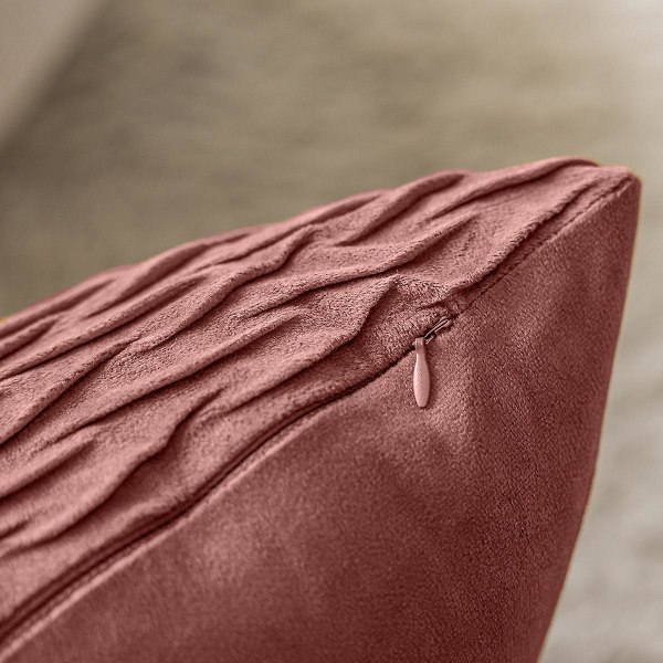 18x18 \"Sammet örngott med saxtryck trim lyxigt mjukt kuddfodral lämpligt för bondgård soffa vardagsrum