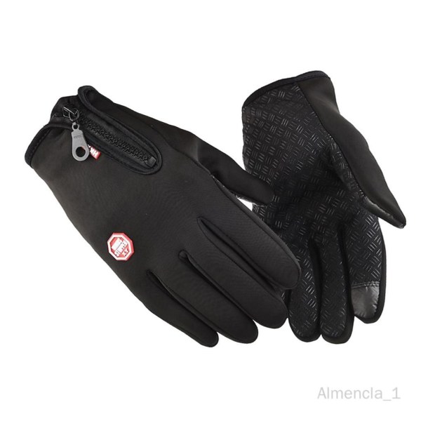 Winter Warms, Cold Weather Driving Touch Screen Sports Anti-Slip Windproof for Cycling, Walking, L Black M