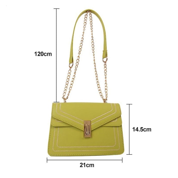 Elegant kunstig skinn middagskonvolutt clutch veske sammenleggbar veske egnet for fester, bryllup