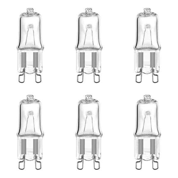 Halogen G9 40W dimbare pærer, 2-pinners sokkel, 10-pakning