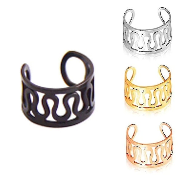 4pcs Hollow Pattern Ear Clip