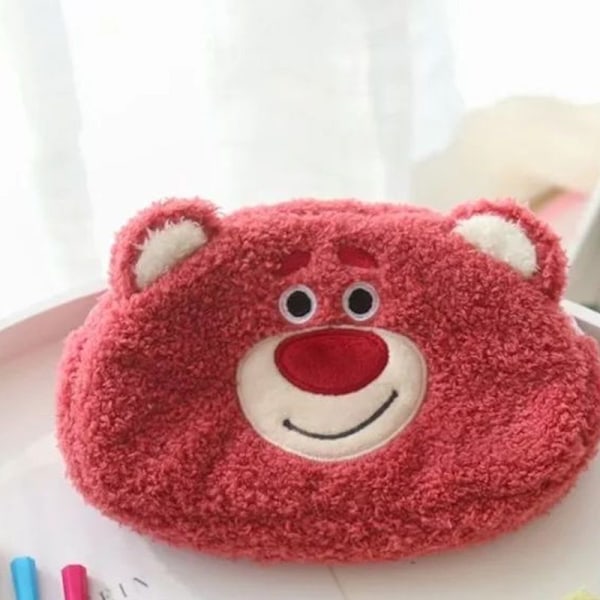 Cartoon Toy Story 3D dubbelsidig plysch pennfodral Lotso Alien pennfodral plånbok