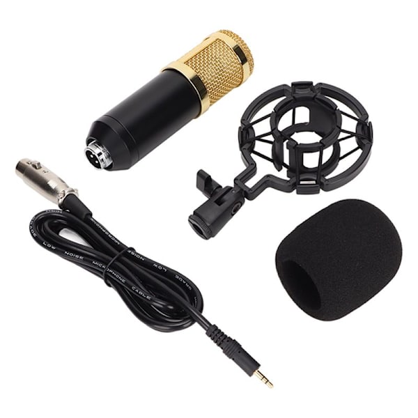 Langallinen kondensaattorimikrofoni XLR-liitännällä 3,5 mm ammattilaiskäyttöön