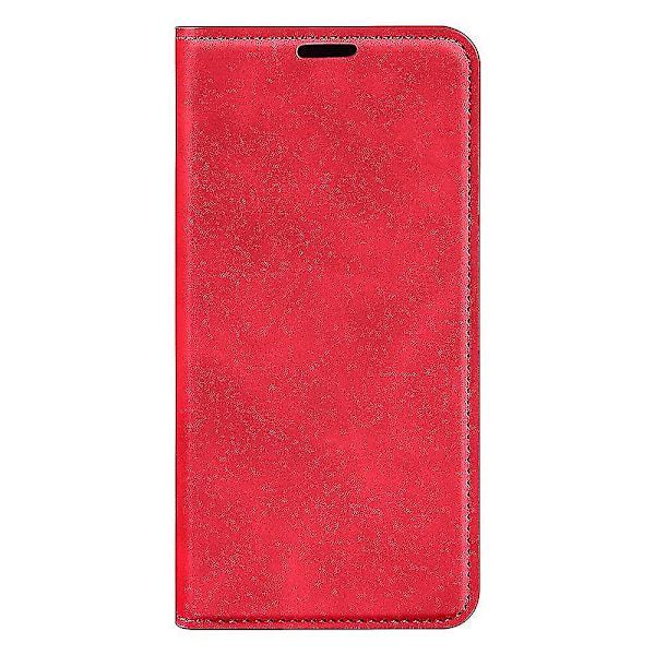 För Oppo A58 5g Full Protection Phone Case Pu Läder Magnetisk Auto-absorberad Hud-touch Feeling Flip Wallet Cover Stativ