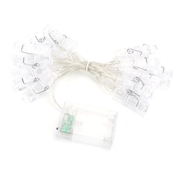 2,2 m Innovative LED fotoklipsnor til indendørs DIY-hjem