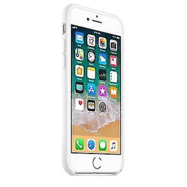 Hvit Apple silikondeksel for iPhone 7, 8 og SE2nd