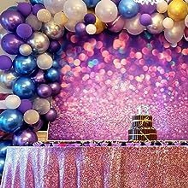Festsalonger 60-pack med blandade färger metalliska latexballonger