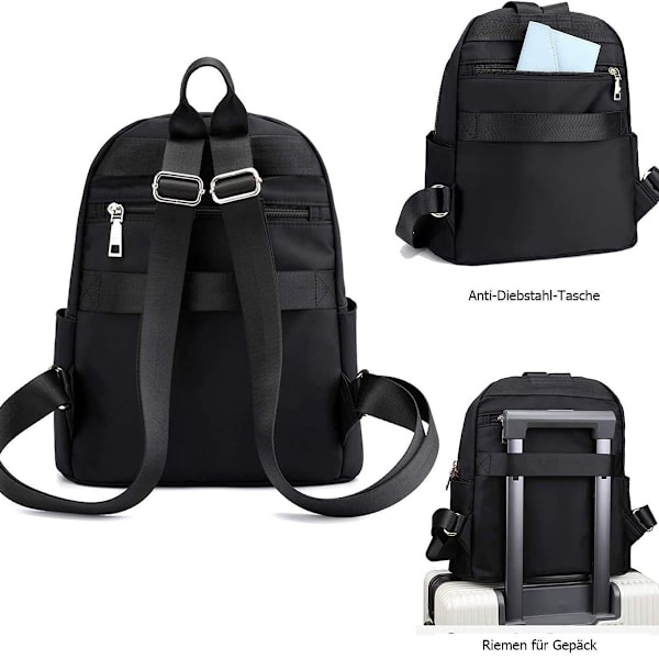 Cityrucksack Dame Ryggsekk Elegant, Dame Ryggsekker, Daypacks