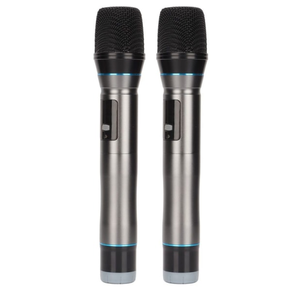 UHF trådløs mikrofon dobbel håndholdt mikrofon med