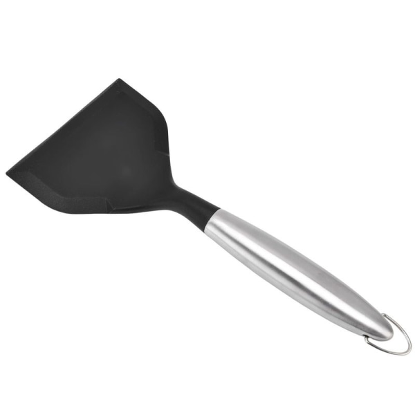 Bredspatel med bred mund med håndtag i rustfrit stål, non-stick belægning