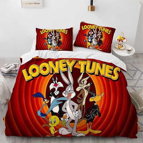 Tbg-28 # Cross Funny Bunny 3d Digital Print Home Three Piece Quilt Cover Sheet Pillowcase Bedding