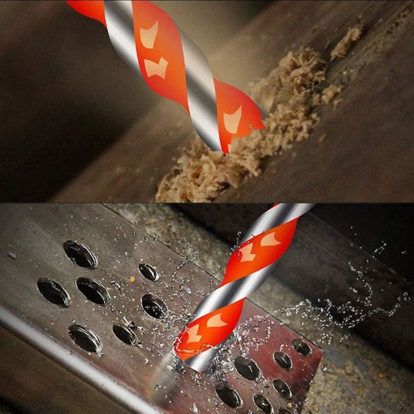 10 stk Multifunksjonell Shank Tungsten Carbide Borsett Ultimate Punch Sets Metall Betong Mur Glass Bor