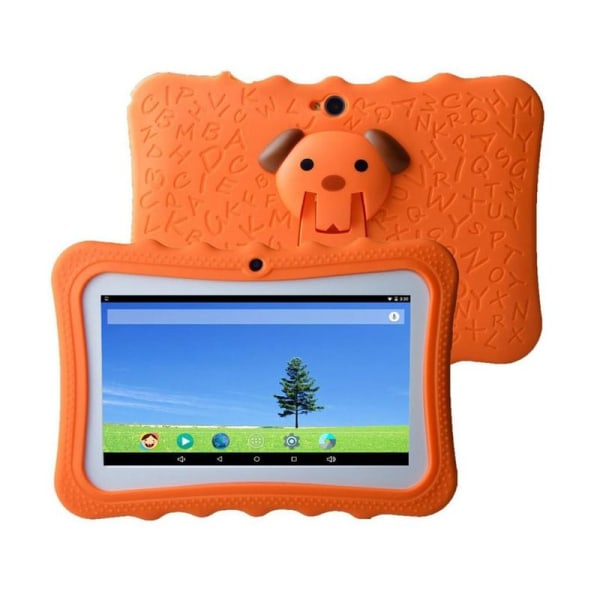 7" Kids Tablet PC 8GB Quad Core Wi-Fi Tablet PC Pad med stötsäker