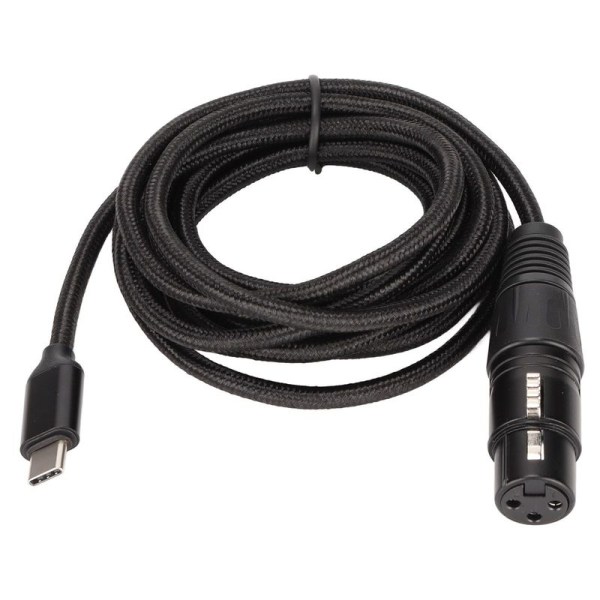 USB C til XLR hunnkabel Low Noise HiFi Plug and Play USB
