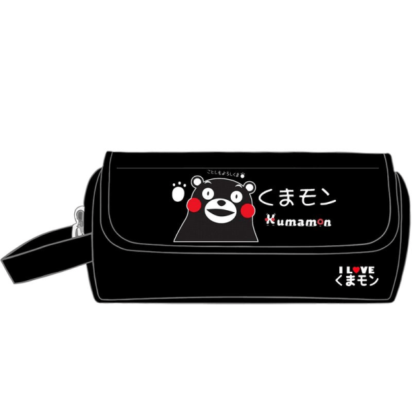 Sød Kumamon Flip Pencil Case Børn Enkel Stationery Pencil Case Pen Box