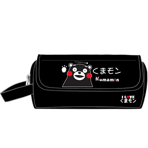 Söt Kumamon Flip Pennfodral Barn Enkel Kontorsmaterial Pennfodral Pennlåda