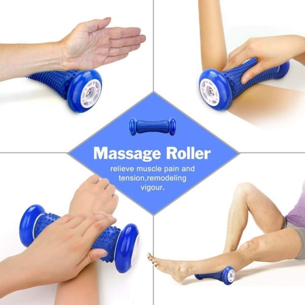 IREGRO fodrulle muskelrullepind, hånd- og fodmassagerulle, fascia-rulle