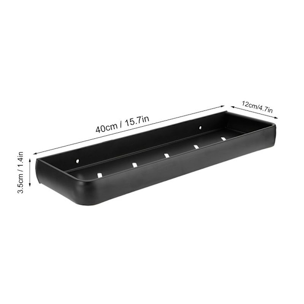 40 cm seinälle kiinnitettävä säilytysteline mausteille