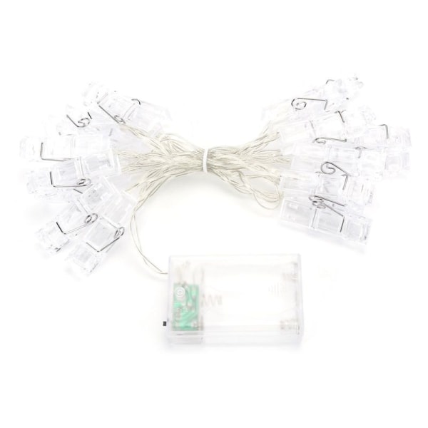 2,2 m Innovative LED fotoklipsnor til indendørs DIY-hjem