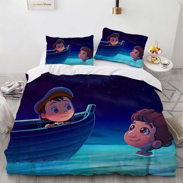 Luca-19# Luca 3d Digitaltryck Quilt Cover Tre Delar Set Fyra Delar Set