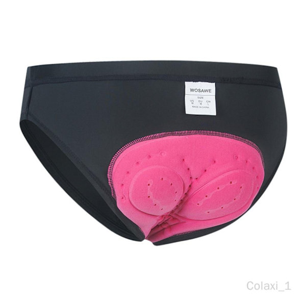 Sykkelundertøy for kvinner 3D polstret sykkelshorts landeveissykkelshorts MTB sykkelshorts S svart