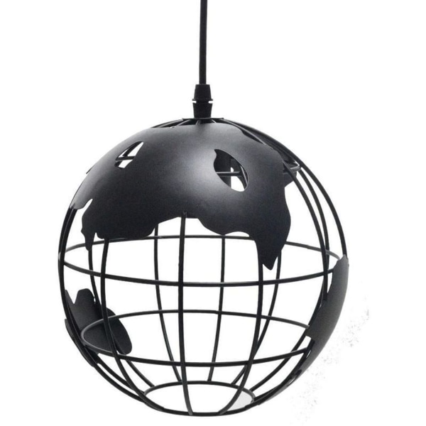 Vintage Industrial Globe Pendel Light Ceiling Light Metal Ball Diameter 20cm - S