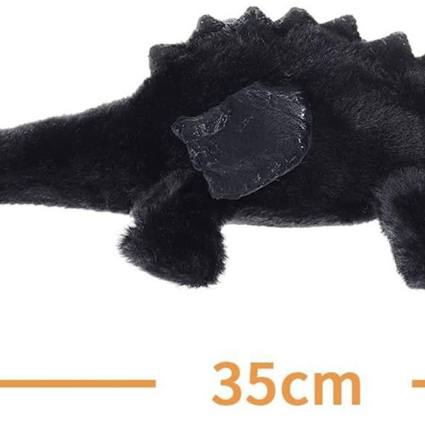 Kælen legetøj liggende drage 35cmDragon plys legetøj plys sort