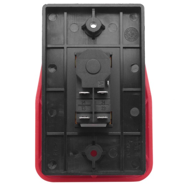 3x Punainen kansi Stop S 16a -off/undervolt Electro
